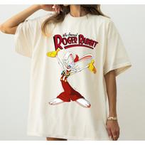 2026 Summer Roger Rabbit Graph Tshirt Unisex Fashion Cotton Quality Casual Loose Short Sleeve Classic Unisex S