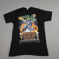 Hella Mega Tour Shirt Mens Medium Black Green Day Fall Out Boy Weezer 2021 Band S
