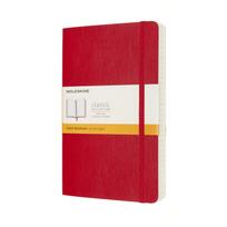 Moleskine Classic Expanded Notebook Large Size x Scarlet QP616EXPF2 (400 pages), Softcover, Lined, (13cm 21cm), Red,