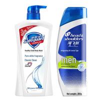 Safeguard Dušo želė ir Head & Shoulders Vyriškas Šampūnas Rinkinys