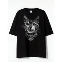 European Sizes Cat Strike T-Shirt S įvairiaspalvis