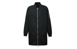 Converse Coats Women's Black Baseball Collar Moderate Straight Fit 10019431-A01 155/80A