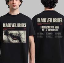 Black Veil Brides North America 2026 Tour T-Shirt1 S įvairiaspalvis