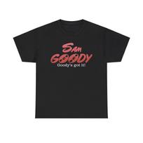 Sam Goody Music Retail Store Logo Nostalgic T-shirt S įvairiaspalvis
