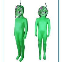Sprunki Incredibox Cosplay Costume Box Unisex Rhythm Outfit Stylish And Comfortable 110cm/43.31in žalia