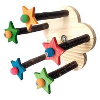 Fun Rotating Windmills Bird Stand Ferris Wheel Bird Toy with Bearing For Cockatiels Parakeets And Other Small Parrots