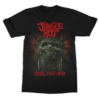 Jungle Rot Žiaurus Karo Veidas Juosta Marškinėliai 100% Medvilnė Grafinis Marškinėlis Vyrams Moterims Vasaros Gatvės Stiliaus Viršus 5XL įvairiaspalvis