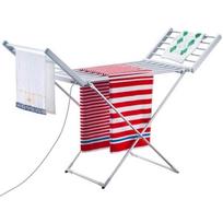 Electric Dryer Power 220 W Heated Foldable Clothes Dryer with 20 Bars for Aluminium Clothes[406] pilka