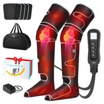 ALLJOY Leg Massager for Circulation, Gifts for Women Dad Mom, Leg Massager with Heat and Compression