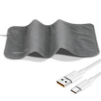 Šildymo padas 12x24 colių elektrinis kaitinimo padas skirtas nugaros / pečių / kaklo / kelio / kojų skausmui ir pilka