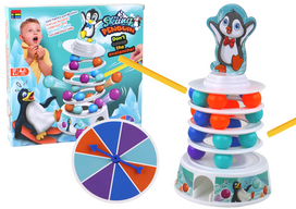Arkadinis žaidimo „Pingvinų kamuoliukų bokštas“ komplektas