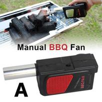 BBQ elektrinis rankinis ventiliatorius oro pūstuvas, skirtas kepsninei ugniai dumplams lauko stovyklavimui iškylai ant grotelių kepimo įrankis be baterijos as the picture