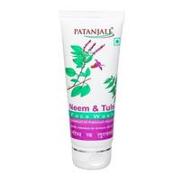 Prausimosi gelis su nimbamedžiu ir tulsi (60 G), Neem Tulsi veido prausiklis Patandžalyje Pack = 60 gm white