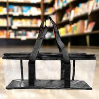 DVD Storage Bag CD Holder Case Collection Multipurpose Pouch Carrying Books Media Organizer with 61cmx15cmx21cm