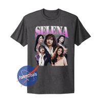 Selena Quintanilla Shirt, Selena Graphic T-Shirt, Selena Shirt Grey 3XL