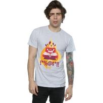 Disney Men's Inside Out Fired Up T-Shirt XX-Large Sport Grey S balta