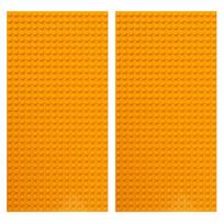2 vnt. 16x32 Suderinami Klasikiniai Statybinių Blokelių Priedai Modelio Surinkimo Pagrindo Plokštės Dalys 2pcs 16x32