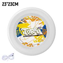 Night Glow Flying Disc LED Color Changing Lightweight Outdoor Toy for Kids Adults Family Backyard Beach Games & Parties white