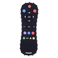 Novelty Silicone Simulation TV Remote Control Panel Shape Soothing Toy Infant Food Grade Teaser Stick Children's Tactile Education Playthings
