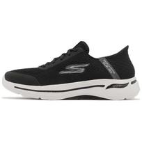 Skechers Go Walk Arch Fit Slip-Ins Comfortable Lightweight Low-Top Casual Shoes Men sneakers Black 216258-BLK 44.5