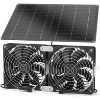 Exhaust Fan, Greenhouse Efficient Heat Dissipation Outdoor Solar Exhaust Fan Suitable For Chicken Coop Pet Electric Ventilation for Greenhouse juoda