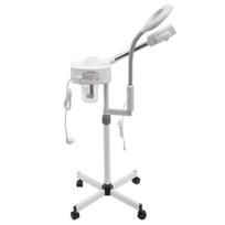 Facial Steamer - 2 in 1 Facia Steamer with LED Light - 360 Rotatable - Vapozone for Beauty Salon, Home, STEAM-OZONE