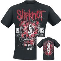 Iowa Star Slipknot T-Shirt Men Women Vintage Metal Rock Band Graphic Tee 100% Cotton Summer Streetwear Top S įvairiaspalvis