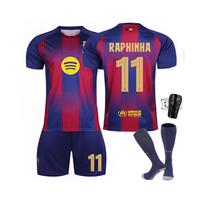 (#11 RAPHINHA) 25-26 Barselonos namų Čempionų lygos numeriai Futbolo marškinėliai vaikams ir suaugusiems 16#