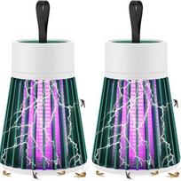 Mosquito Zapper, Outdoor Mosquito Lamp, USB Charing and Low Noise, Portable Cordless Zapper Outdoor, for Indoor, Home Garden, Camping, Picnic (2 Pack) 2pcs