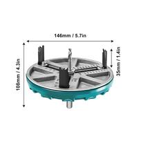 Reguliuojamas apvalus skylės pjūklas, reguliuojamas skylės pjūklo skersmuo 45mm-130mm medžio apdirbimo pjovimo įrankiai skylės atidarytuvas