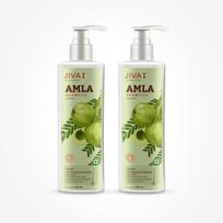 Jiva Amla Shampoo 200 Ml X Pack Of 2 For Fresh Scalp And Strong Hair With Gentle Cleansing And Daily Haircare Support