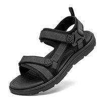 Vasariniai Velcro vyriški sportiniai paplūdimio sandalai 40 juoda