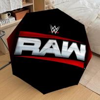 1 vnt. WWE Raw automatiškai susilankstantis skėtis, nešiojamas sulankstomas dizainas, atsitiktinis lauko aksesuaras L1127007