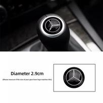 Naujas 2025 m. automobilio lipdukas Mercedes Benz automobiliui Pavarų svirties apdaila Lipdukas su emblema Shift svirties galvutei Mercedes Benz AMG W204 W205 W20