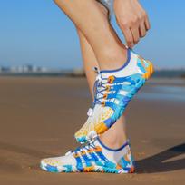 Unisex Non-Slip Breathable Outdoor Shoes for Swimming, Snorkeling, and Trekking 34 karališkos mėlynos spalvos