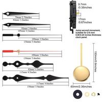 Hourly Clock Swing Movement Set Includes Music Box Pendulum And Pointer Replacement Clock Repair Accessories China Mainland