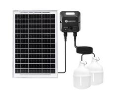 Aigostar - LED saulės liustra su jutikliu 2xLED/35W/12V 6000 mAh 6500K skersmuo 10 cm
