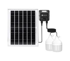 Aigostar - LED saulės šviestuvas su jutikliu 2xLED/70W/12V 12000 mAh 6500K skersmuo 12 cm