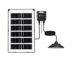 Aigostar - saulės LED liustra, 35 W, 12 V, 3000 mAh, 6500 K, Ø 15 cm