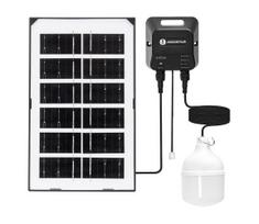 Aigostar - LED saulės liustra LED/35W/12V 3000 mAh 6500K, skersmuo 10 cm