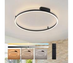Brilagi - dimeriuojamas LED šviestuvas PORTOFINO, LED/60W/230V, Ø 80 cm, juodas + nuotolinis pultas