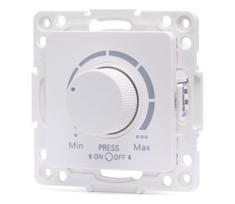 Aigostar - Be rėmelio šviesos reguliatorius 250V/10A baltas