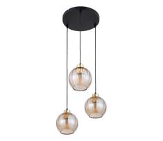 LED pakabinamas šviestuvas ant laido DEVI 3xE27/15W/230V juoda/dūminė smėlio spalva