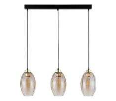 LED pakabinamas šviestuvas ant laido SEBO 3xE27/15W/230V – juodos / rūkyto smėlio spalvos