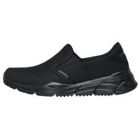 Skechers Equalizer 4.0 Mesh Fabric Thick Sole Sports Breathable Low Top Casual Shoes Men sneaker Black 232017-BBK 41 black