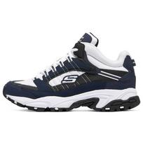 Skechers Stamina Aukštakulniai Tėčio Batai Vyriški kedai Mėlyni Balti 237244-NVW 41 white