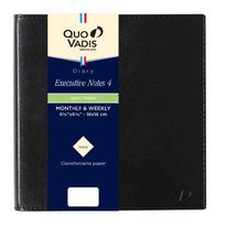 Quo Vadis Diary 2026 Note Square Size 16 x 16 Black QUOVADIS qv60205bk [April Start] 'Executive 4/Soho' (Weekly Vertical, cm) juoda