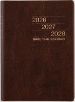 Takahashi Planner 2026 A5 Desk Diary Brown 63 January 3-Year No. (Starts 2026)