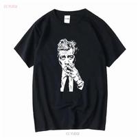 David Lynch Design T Shirt Twin Peaks Blue Velvet Movie Vintage Washed Soft Fashion Streetwear Breathable Homme Vintage Washed S įvairiaspalvis