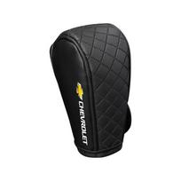 dnvz5 1Pc PU Leather Non-slip Wear-resistant Car Shift Handle Cover for Chevrolet Colorado Cruze Spark Captiva Malibu Trax Aveo Camaro juoda